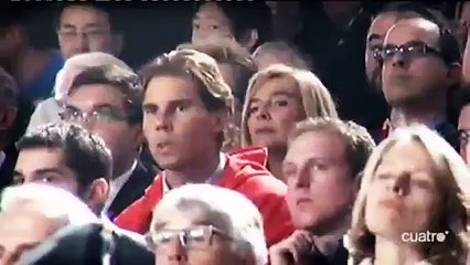 Rafa Nadal and King of Spain during the Final of EuroBasket 2015