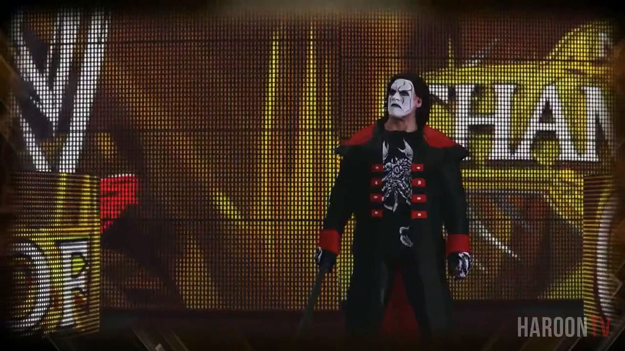 WWE Night of Champions 2015 Seth Rollins vs Sting Highlights