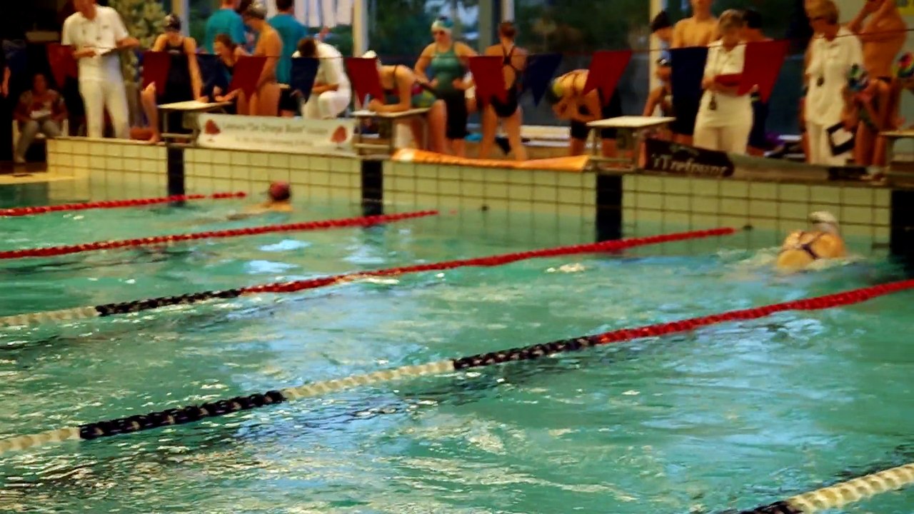 4x100 wissel Aquapoldro Dames.   19-09-2015