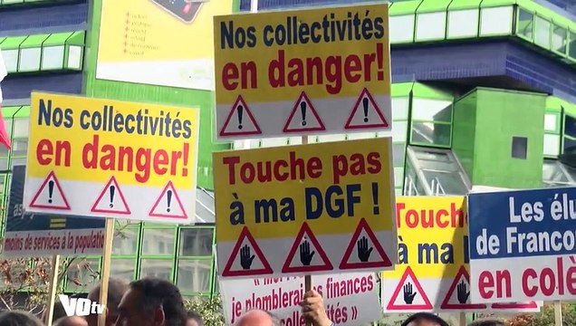 Les élus en colère contre la baisse de dotations