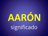 significado de los nombres - AARON - significado del nombre su origen y mas