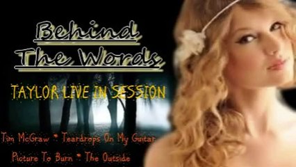 Taylor Swift - Behind The Words