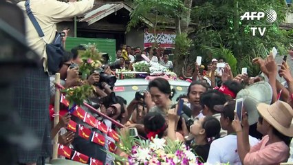 Video herunterladen: Législatives birmanes: inquiétudes du parti de Suu Kyi