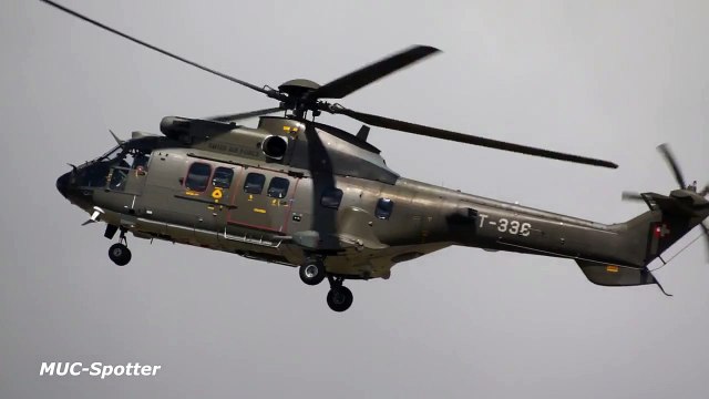 Eurocopter TH98 Cougar AS-532UL Swiss Air Force flying Display RIAT 2015 AirShow Sunday