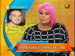 Federico Bal habla de las polémicas palabras de su hermana contra su padre