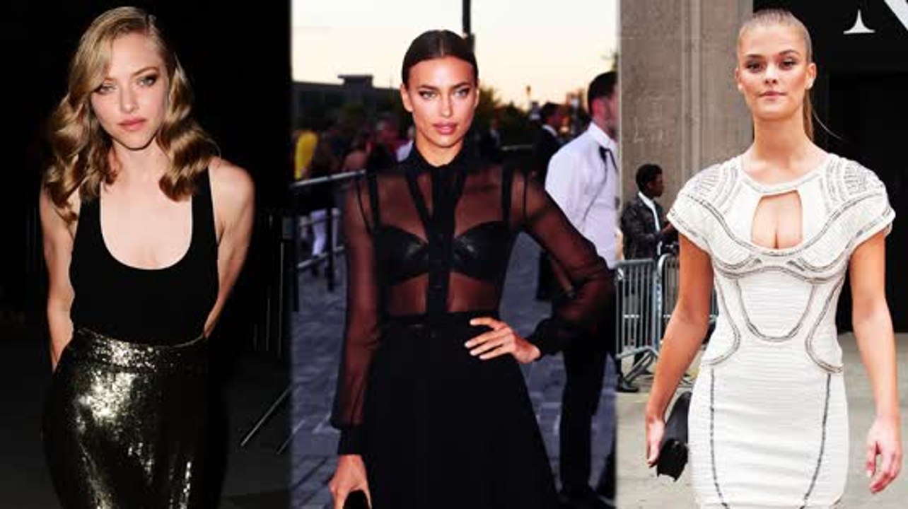 Irina Shayk y las mejores vestidas en el NYFW manteniéndose simple de blanco y negro