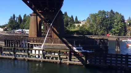 Ever See A Sailboat Get Stuck Under A Bridge