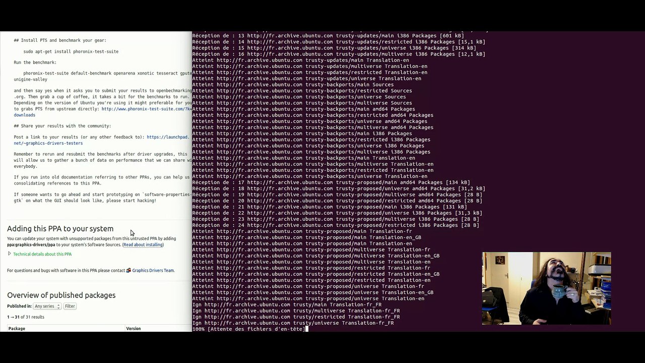 Ubuntu : les PPA avec exemple des pilotes NVIDIA