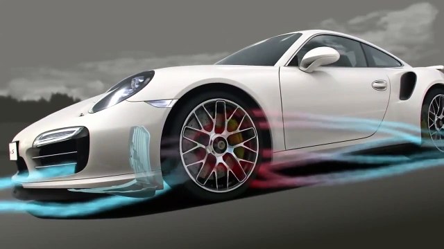 2014 Porsche 911 Turbo Aerodynamics Engineering video