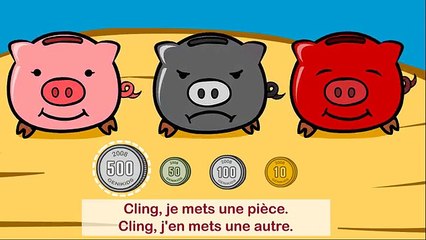 Ma jolie tirelire - Chanson et dessin animé éducatif pour enfants