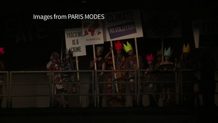 Vivienne Westwood turns catwalk into austerity protest