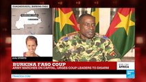 Coup leader in Burkina Faso apologises, says he will leave power