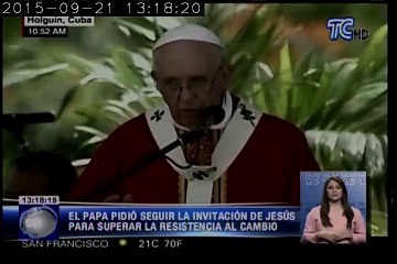 Cuba recibe al Papa Francisco