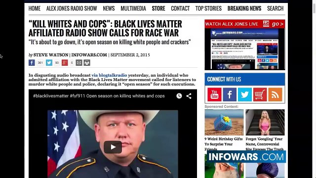 Alex Jones Calls Out Black Lives Matter & Louis Farrakhan