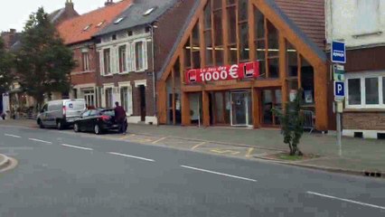 Avant l'enregistrement du Jeu des 1000 euros, à Moreuil (80)