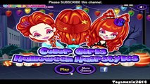 276 ► Color Girls Halloween Hairstyles - cat girl ears braid game
