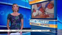 Identical Triplets | Couple Welcomes Three Beautiful Babies