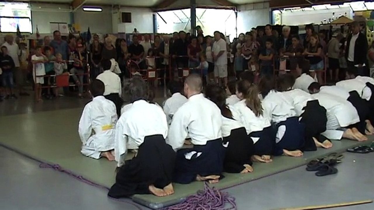 Forum des associations 2015, Aikido enfants+ados