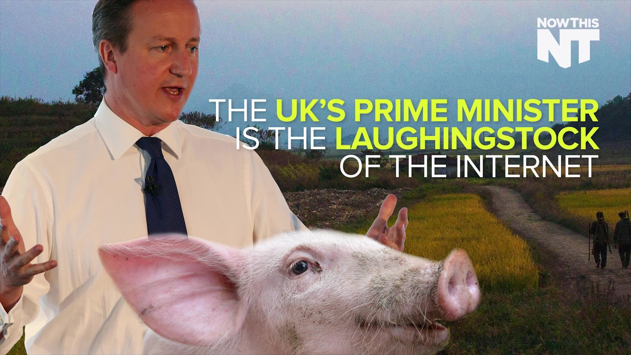 Social Media Explodes Over David Cameron's #Pig...