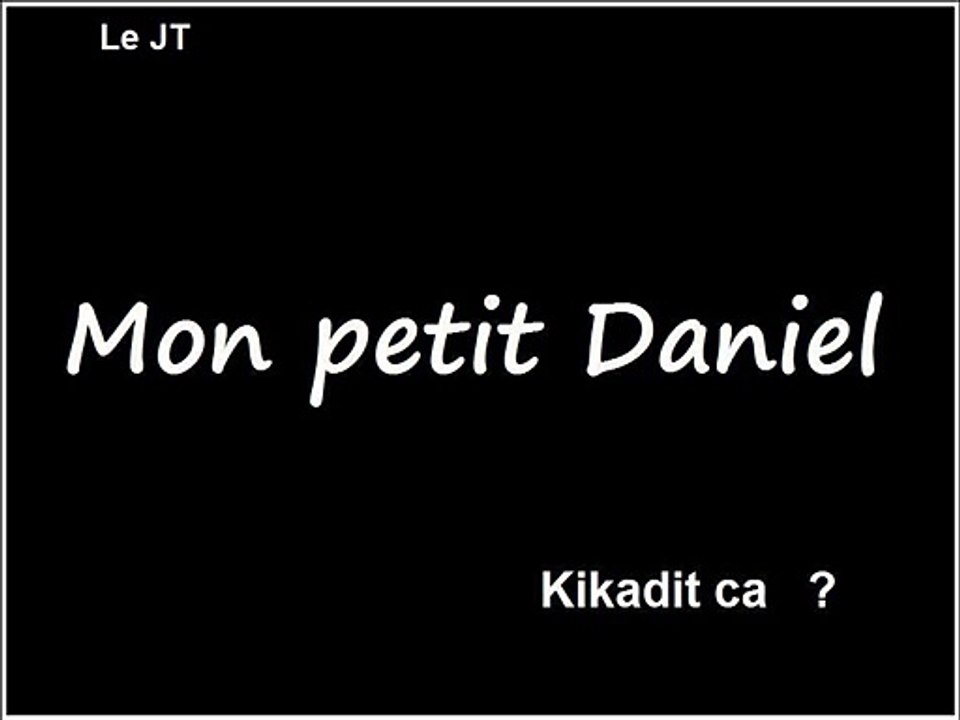 Télévision : Le JT / Les infos "Coupe moi ça"  insolite - Vidéo Mon Petit Daniel