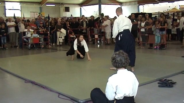Forum des associations 2015, Aikido ados (2e partie)