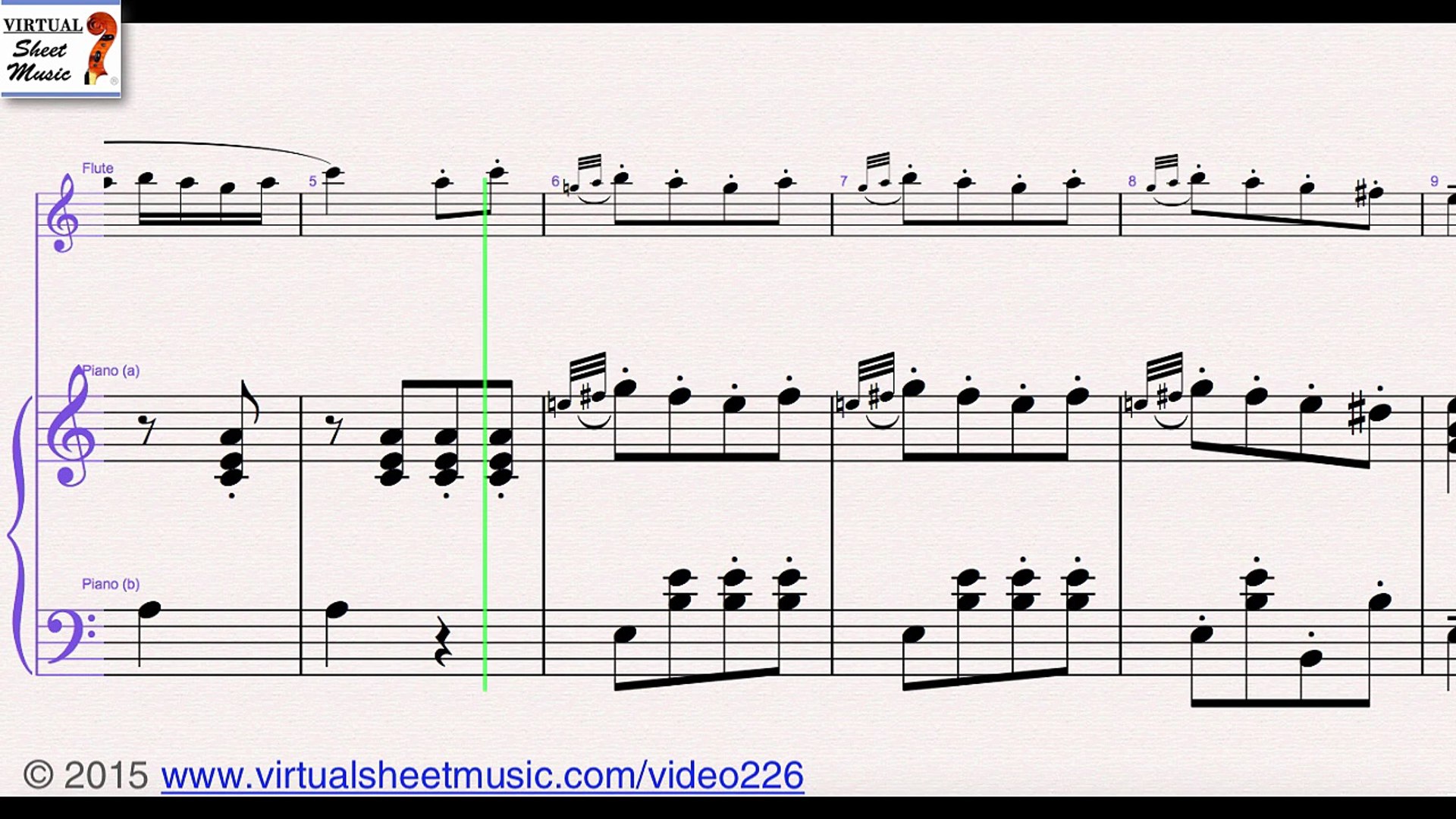 Wolfgang Amadeus Mozart Rondo' alla Turca C - Flute and Piano Sheet Music  Video Score - video Dailymotion
