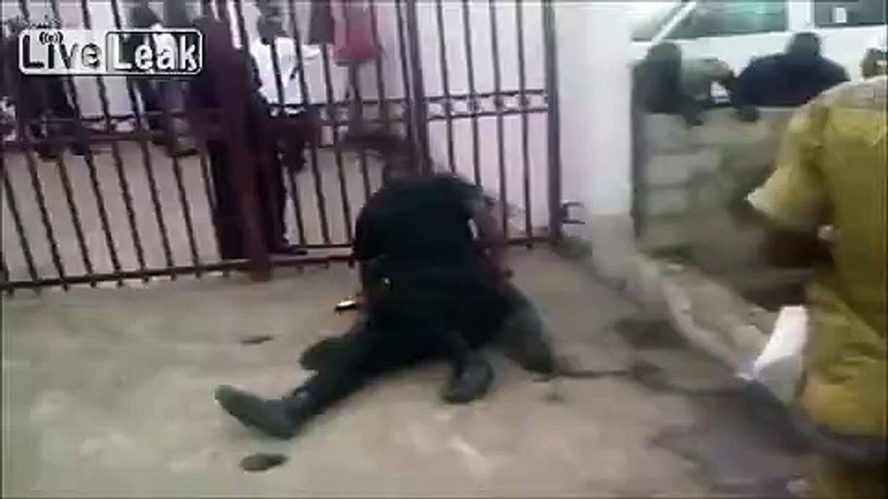 LiveLeak.com - Police Brutality Nigerian Style.