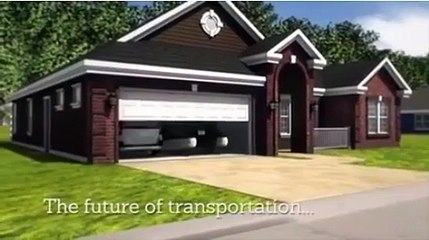 une mini voiture-avion, haute technologie.