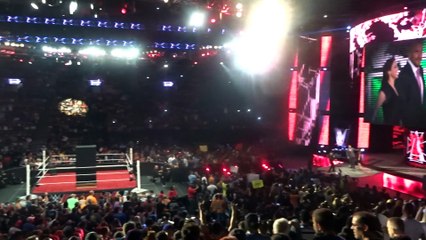 WWE Monday Night Raw The Authority Live Entrance 08/24/2015 Barclay Center NYC