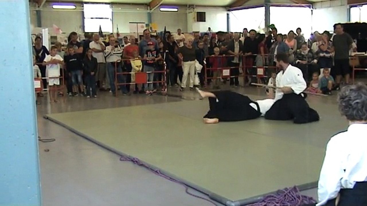Forum des associations 2015, Aikido adultes