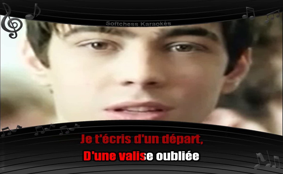 Karaoké Grégory Lemarchal - Je t'écris