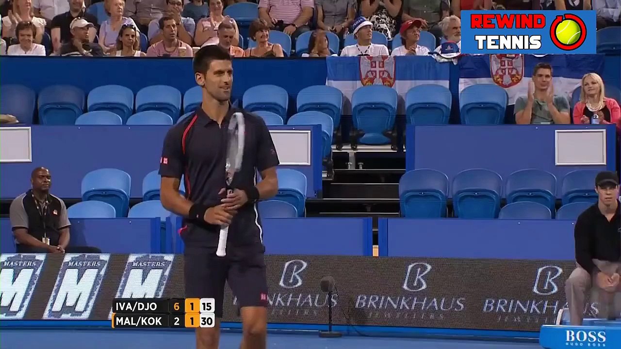 ►HD◄ Novak Djokovic imitates Ana Ivanovic in front of her (VERY FUNNY)
