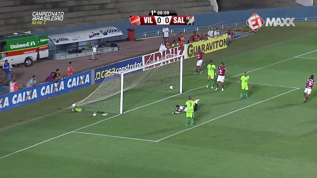 Zotti abre o placar para o Vila Nova contra o Salgueiro