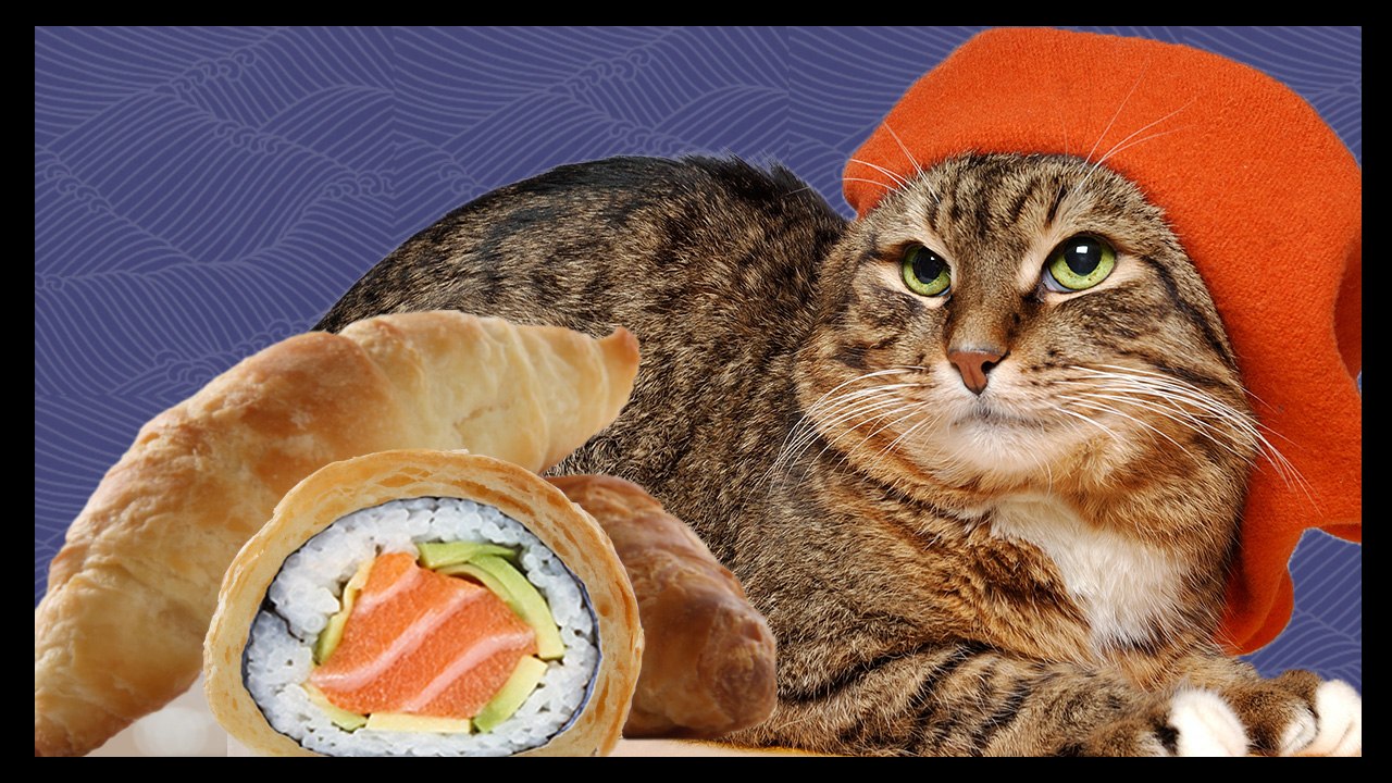 Sushi Croissants すし 成長?!? - Food Feeder