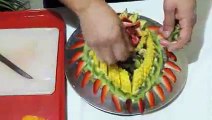 How to make a fruit center, Lesson 01 fruit centers - J.Pereira Art Carving Fruit