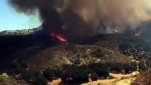 LiveLeak.com - Firefighters Battle 200-Acre Wildfire in Santa Clarita