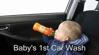 Little Kids First Trip Through A Car Wash. ***GHETTO VOICE OVER VERSION***