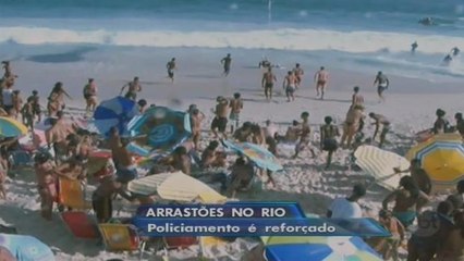 Assaltos e arrastões assustam banhistas nas praias do Rio de Janeiro