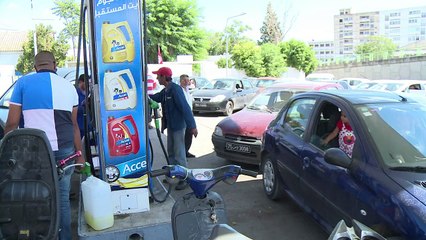Transport strike: worried Tunisians take gas stations by storm