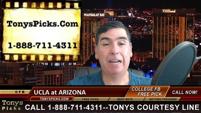 Arizona Wildcats vs. UCLA Bruins Free Pick Prediction NCAA College Football Odds Preview 9/26/2015