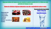 Dieta para bajar 5 kilos en una semana