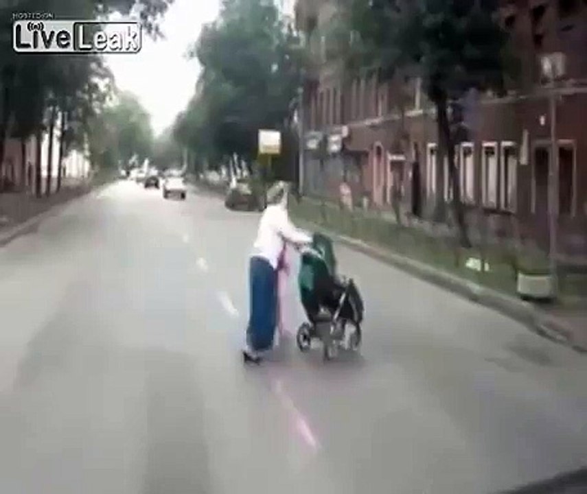 Remember kids, always look both ways before crossing.