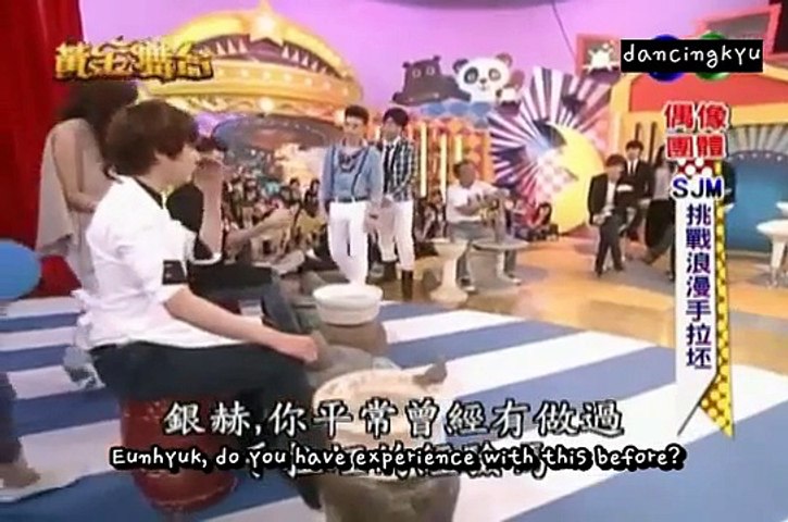 [ENG SUB] 110604 Golden Stage SJM - Kyuhyun VS Eunhyuk