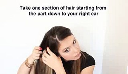 Four (4) Strand Lace Braid - Half up Hairstyle