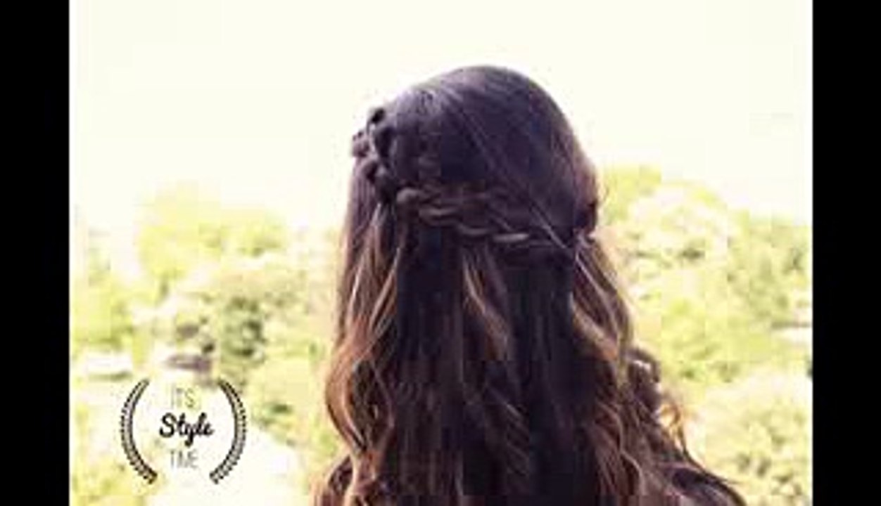Half Up Crown Braid