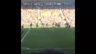 David De Gea's awesome save filmed from the stand!