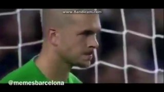 Messi missed penalty !!!