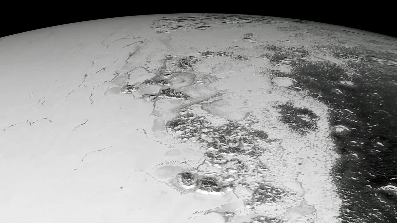 Premier survol de la planète pluton vu d'aussi près. NASA