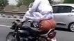 Funny Pakistani Old man Stunt on bike .watch pakistani funny video 2015