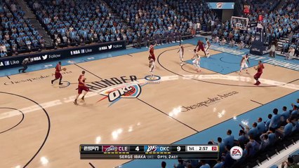 NBA Live 16 et ses lancers-francs complétement buggés